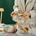 thumbnail image 4 of Elegante frutero de cisne, plato central de cristal artístico for dulces y decoración del hogar, 11,6 pulgadas, 4 of 6