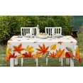 thumbnail image 5 of Rectangle Table Cloth, Fall Halloween Rectangle Table Cloth, Stain Resistance Water Repellent Wrinkle-Free, Gold Floral Tablecloth for Home Kitchen Dining Party Patio 60x84 (Maple Leaf), 5 of 5