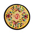 thumbnail image 4 of Cateissary Drinks Coasters Ethnic Teacup Mat Embroidered Pad Pads Table Insulation Decoration for Housewarming Party Living Room Amarillo 10Conjunto, 4 of 6