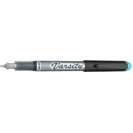 Pilot Varsity Disposable Fountain Pens, Turquoise Ink, 5-PACK (90009)