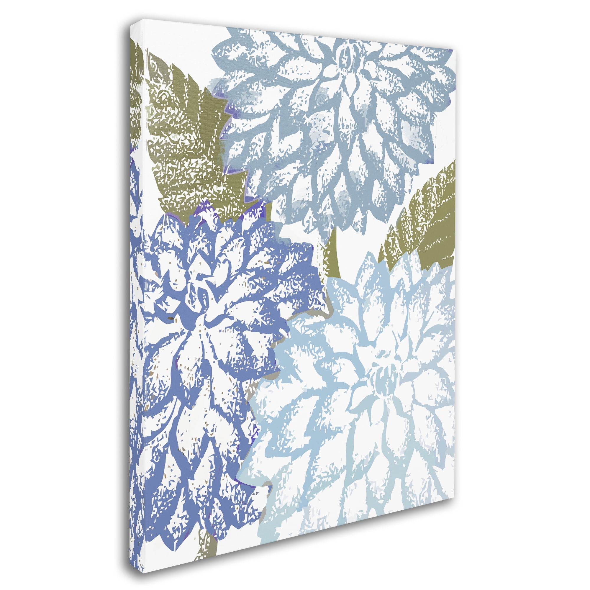 Trademark Fine Art "Sea Dahlias I" Canvas Art by Color Bakery