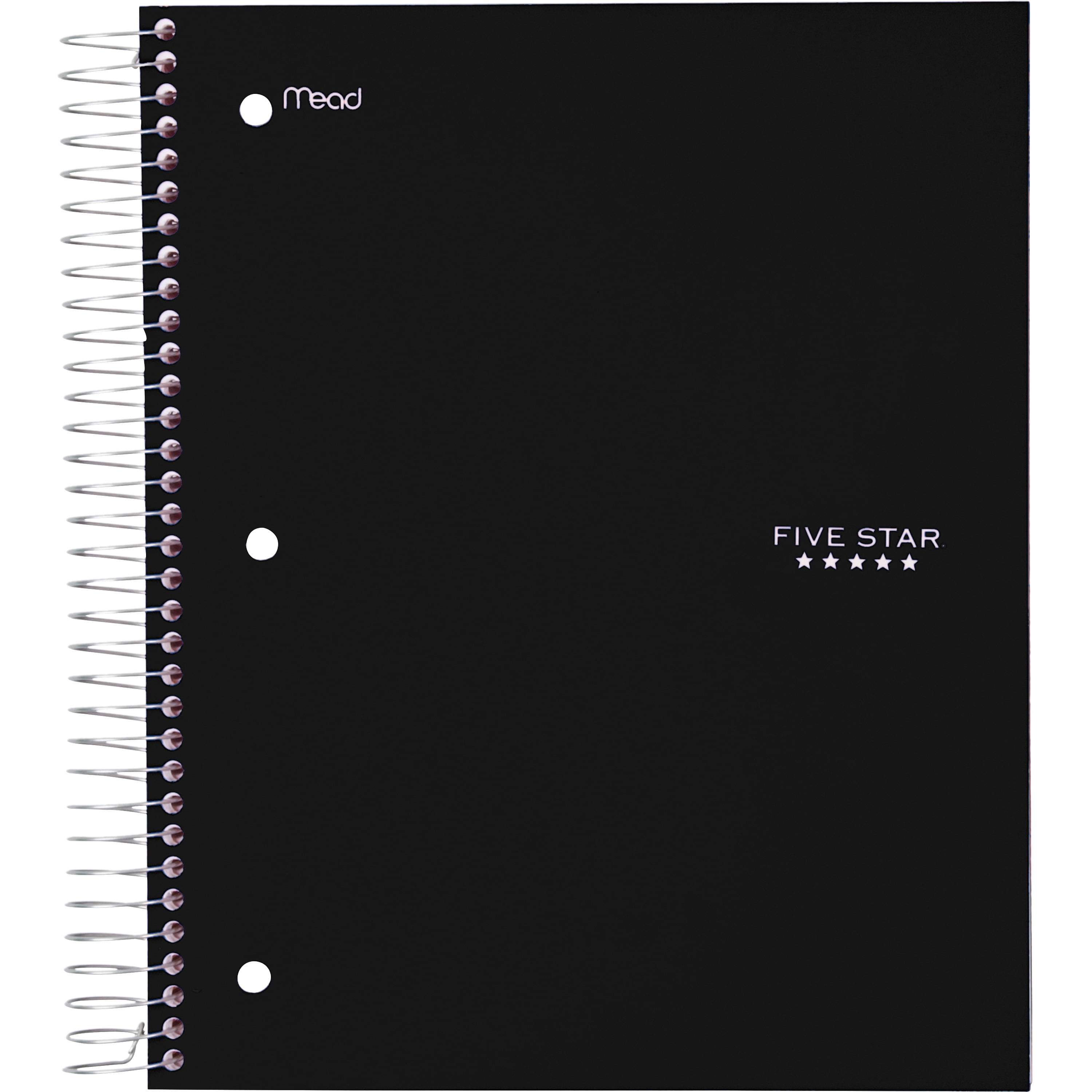 Five Star Wirebound Black 5subject Notebook, 1 Each (Quantity