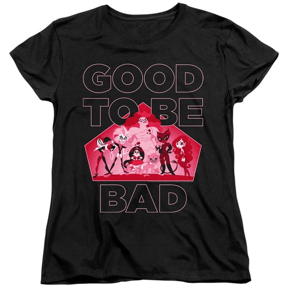 Dc Superhero Girls/Good To Be Bad S/S Women'S T-Shirt Black