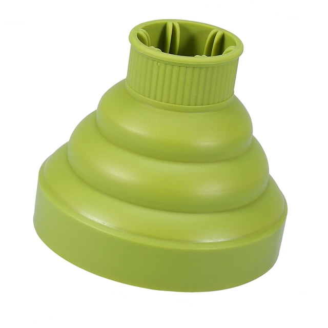 Secador de pelo plegable para salón, difusor con cubierta, herramienta de peluquería (verde)