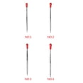 thumbnail image 2 of Jumpingount TOP 1pc pipeta graduada de vidrio bulbo de goma laboratorio escuela experimento cuentagotas dispensación 0,5 ml 1 ml 2 ml 3 ml Tratamientos faciales Rojo 3ml Jumpingount MR5466-04, 2 of 6