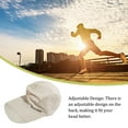 thumbnail image 4 of Wisewang Men Hat Clothing Accessory Sunshade Adjustable Outdoor Summer Quick Drying Mesh Baseball Caps Birthday Gift Beige 1Set, 4 of 6