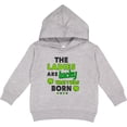 thumbnail image 2 of Inktastic The Ladies Are Lucky That I Was Born St Patricks Day Baby Boy Toddler Hoodie, 2 of 4