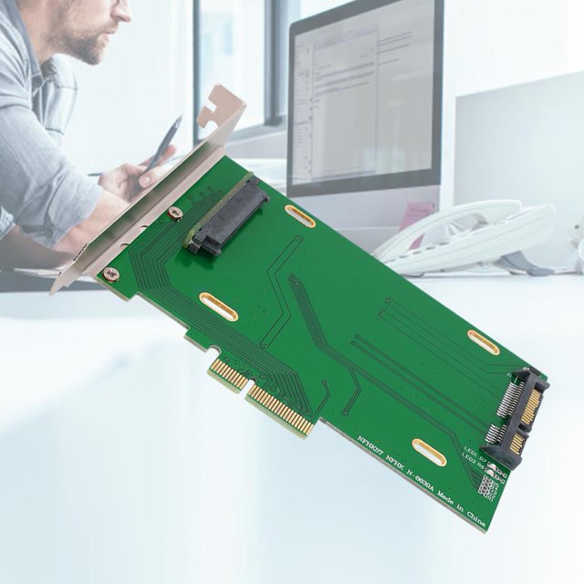 VGEBY SSD Riser Card,PCIe X4 To 2.5-inch NVMe U.2 SSD SF8639 Riser Card,for 750 P3700/ PM963,for 10/ 7 / Server 2008 R2