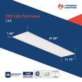 thumbnail image 7 of Lithonia Lighting 3017744 1.68 x 11.75 x 47.88 in. 36W CPX Series LED Troffer Fixture, 7 of 7