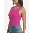 thumbnail image 2 of Women Tank Tops Summer Sleeveless Basic Cami Top Shirt Slim Racerback Blouses, 2 of 7