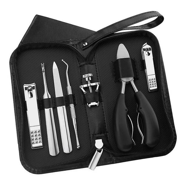 Yaju Stainless Steel Pedicure Nail Groove Pliers To Remove Calluses Repair Nail Grooves Dead Skin Nail Clipper Tool Set 7 Pieces Of Pedicure Tools Fo