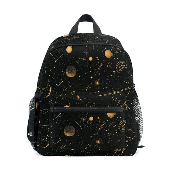ALAZA Galaxy Moon Boho Star School Backpack Small Bookbag Mini Bags
