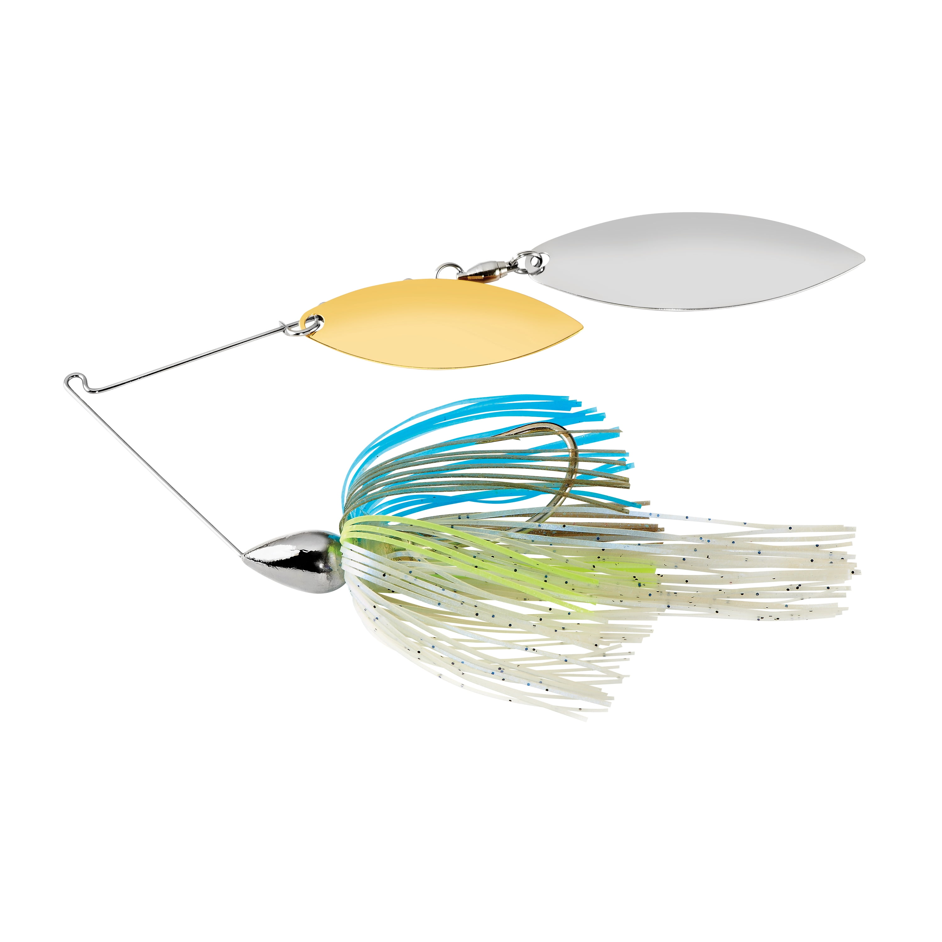 (2 pack) War Eagle Nickel Frame Double Willow Spinnerbaits Sexxy Shad 3/8 oz.