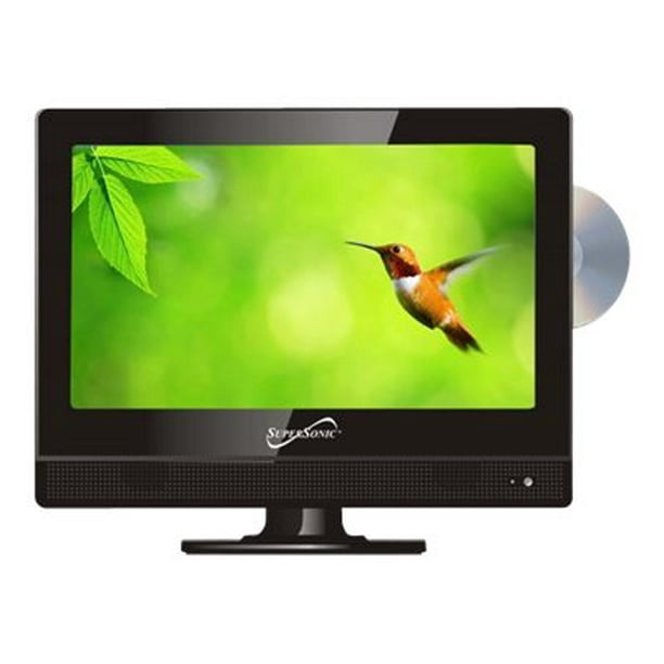 Supersonic Sc 1312 13 3 Class Led Tv With Built In Dvd Player 720p 1366 X 768 With Mohu Leaf 30 Hdtv Antenna Walmart Com Walmart Com