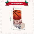 thumbnail image 3 of KLL Basketball Shot for 18" Christmas Stocking Snowman Xmas Stocking Holiday Christmas Decoration Gifts for Family Kids, 3 of 8