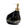 thumbnail image 4 of Dispensador de jabón a mano Bottación líquida Botella Fashion Container Dispensador de loción con cerámica de bomba para decoración de la cocina al negro, 4 of 8