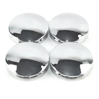 RhinoTuning Set Of 4 Wheel Hub Caps For Hub Caps OD 61 Mm ID 55.5 Mm Chrome Wheel Hub Cover Suitable For Legacy Tribeca XV Crosstrek Outback WRX Forester Wheel Wheel Rim