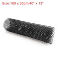 thumbnail image 2 of Parrilla de Coche Unique Bargains Malla Rómbica Aluminio Negro 100x33cm 10x20mm, 2 of 9