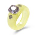 thumbnail image 1 of Anillos lindos de resina acrílica Anillos transparentes coloridos para nudillos de verano Wmkox8yii fajkfhkj1715, 1 of 2