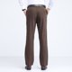 thumbnail image 4 of Pantalones largos de pana de color liso para hombre, con botones, cremallera, rectos, de cintura alta y bolsillos, pantalones largos de poliéster para hombre., 4 of 5