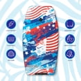 thumbnail image 2 of Bluewater Beach 33" Foam Bodyboard with Leash, 95-125 lbs., Americana Print, 2 of 6