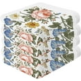 thumbnail image 3 of GZHJMY 6 PCS Vintage Flower Pattern Towels Cotton Washcloths Set,Quick Drying & Absorbent Soft Bathroom Hand Towel Lightweight & Portable Fingertip Towel, 3 of 7
