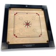 thumbnail image 1 of Taj Deluxe 8mm Carrom Board with Coins, Striker, and Powder, 1 of 1