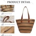 thumbnail image 4 of CAILDANL Straw Beach Bag, Summer Straw Handbags for Women TrendyStraw Purses Woven Tote Bag for Travel Vacation, 4 of 7
