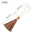 thumbnail image 2 of Unique Bargains 6.5' Marque-Page Soyeux Pompons avec Boucle pour Accessoire Bricolage, 8Pack Multicolore, 2 of 5