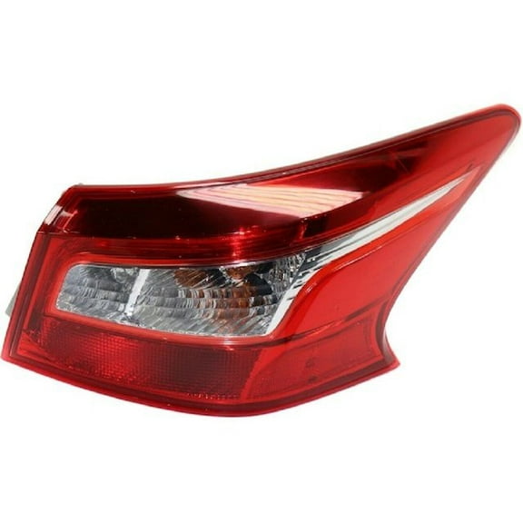 Right Outer Tail Light Assembly - Compatible with 2016 - 2019 Nissan Sentra 2017 2018