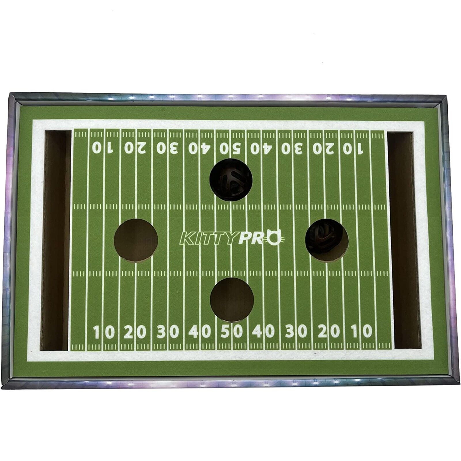 Pets First NFL Chicago Bears Cat Scratcher Box Football Field Designed Cat Scratcher & Lounge