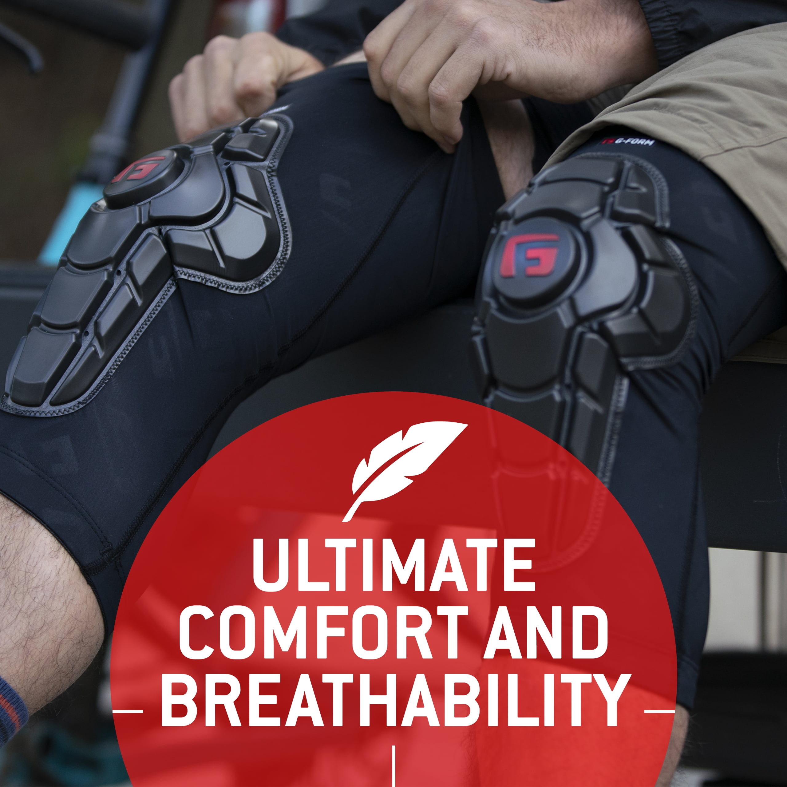 G-Form Knee Guard Pro X3 Black Youth