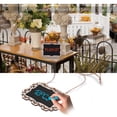 thumbnail image 3 of Mistaha Mini Chalkboard Signs Set - Decorative Reminder Plaques for Home and Events - Cute Wood Crafts with Lace Borders - Easy to Write and Hang - Pack of 12, 3 of 7
