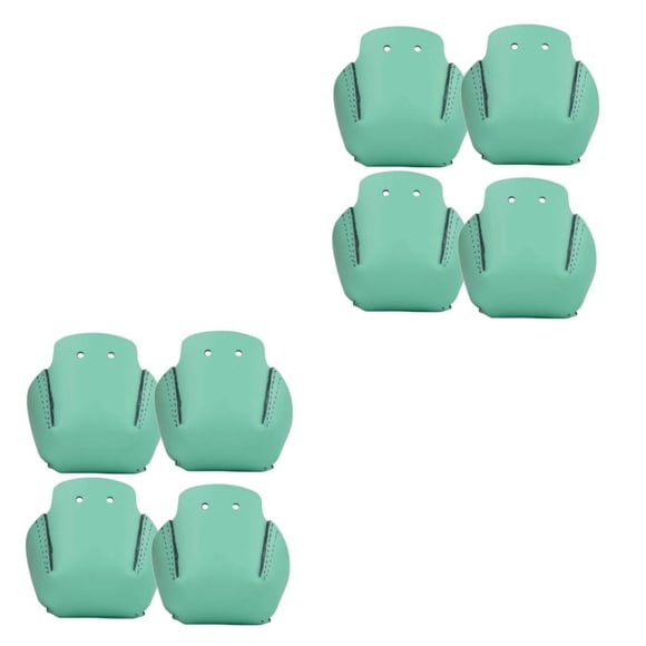 Toystoory 4 piezas Skate Toe Cap Protectores de rodillos de cuero Deportes al aire libre Patinaje Protección Guardias Accesorios Niños Negro Type2 NO2