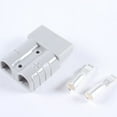 thumbnail image 2 of 10Pcs for Anderson Plug Connector 50A 600V 6AWG Silver Plated Solid Copper Terminal Power Tools, 2 of 6