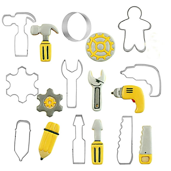 Back to School! mtvxesu Molds, Tool Shape Stainless Steel Diy Baking Kitchen Tool Small Molds Food Mold Up to 65% Off