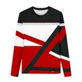 thumbnail image 4 of TFEOQRY Children Girls Fashion Printed Shirts Long Sleeve Crewnecks Tops Dressy Casual Color Block Blouses Clothesv Shirts, 4 of 5