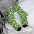 thumbnail image 5 of Vsdgher Cows With Calfs Green Crew Socks for Men & Women, Breathable Casual Athletic Ankle Socks, 5 of 6