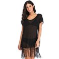 thumbnail image 2 of Tinglu Chiffon Tassel Dress Women Bikini Cover Up Swimsuits, 2 of 7