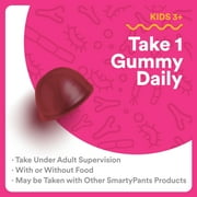 SmartyPants Kids Probiotic Supplement Gummies, 2 Billion CFU, Probiotic for Kids, Grape, 30 Ct