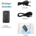 thumbnail image 5 of Bluetooth 5.0 Transmitter Receiver, 2 in 1 Bluetooth Adapter Mini Portable 3.5mm Jack, Low Latency Compatible, 5 of 5