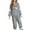 ZA-Gray-kids hoodies sweatshirts, variant on MKOSPLRT 5-14Y Girls Boys Fleece 2 Piece Outfits Pants Set Hoodies Sweatshirt and Jogger Sweatpants Halloween Hoodies Cinch Bottoms