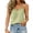 Green, variant on Womens Linen Tank Top Spaghetti Strap V Neck Camisole Top Solid Color Tank for Casual Wear Size 3XL