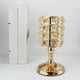 thumbnail image 3 of Candelabro de cristal, elegante pieza central de mesa dorado, 3 of 9