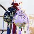 thumbnail image 4 of QualitChoice Sachet Bag Traditional Chinese Style Delicate Bags with Tassel Retro Pouch Pendant Printing Pattern Party Favor Ornament Red Type 1 Red Type 2, 4 of 6