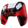 thumbnail image 6 of PlayVital Guardian Edition Ergonomic Soft Anti-Slip Silicone Case Cover for ps5 Controller, Rubber Protector Skins with Black Joystick Caps for ps5 Controller - Red & Black, 6 of 9