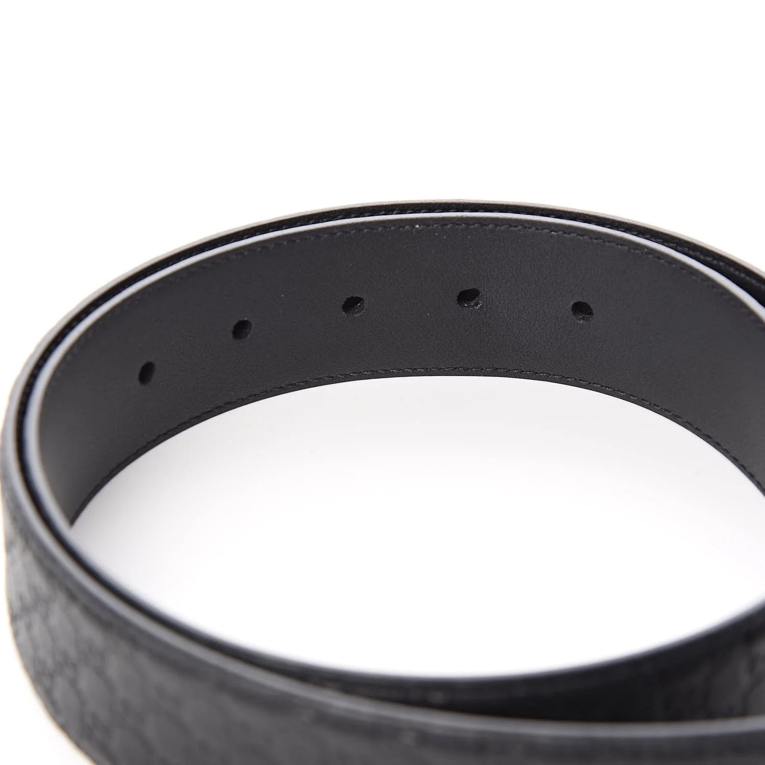 Gucci Microguccissima Belt Black