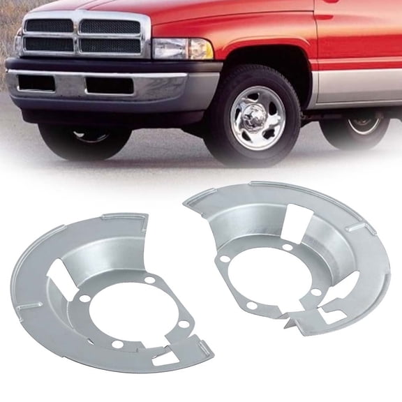 CROSSDESIGN Front Brake Dust Shield Fit for 2000-2002 Dodge Ram 2500 3500