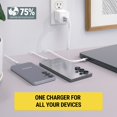 thumbnail image 4 of Chargeur résidentiel Scosche HPD70WT-SP PowerFlux PD70 70 watts USB-CMD triple Power Delivery Blanc, 4 of 7