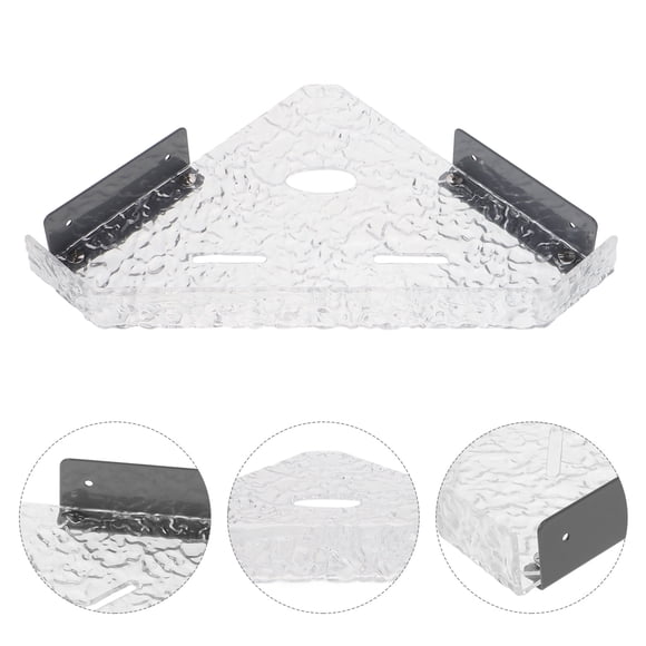 UPOUART 1Jgo Organizador Esquinero Multifuncional Para Ducha De Material Transparente